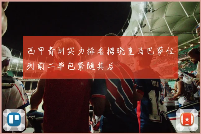 西甲青训实力排名揭晓皇马巴萨位列前二毕包紧随其后